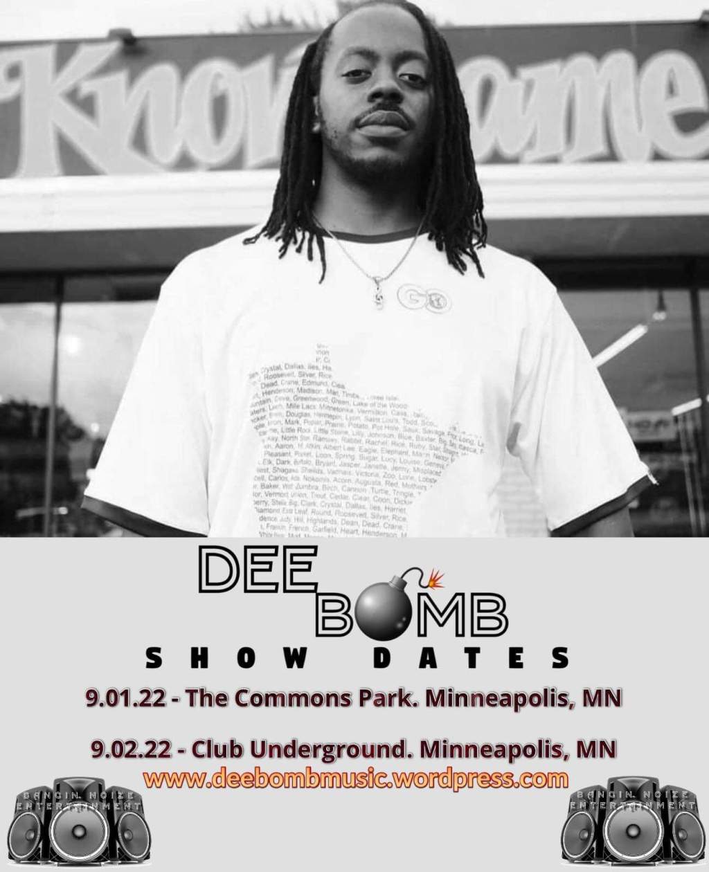 Dee Bomb/Bangin Noize Events: September Shows
